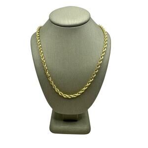 14K Yellow Gold Rope Chain (12843)